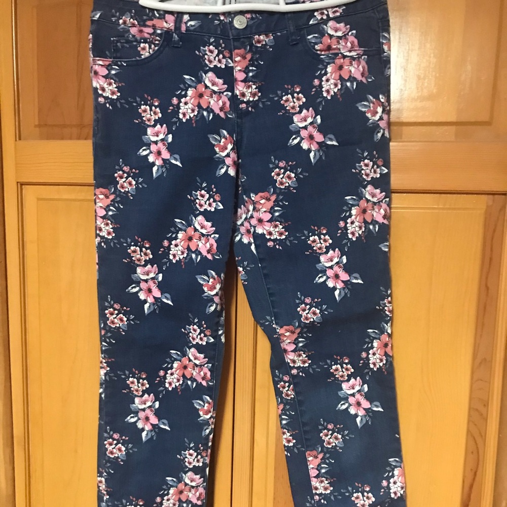 Floral Jeans